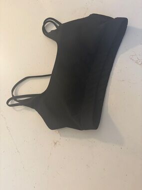 Black Strappy Sports Bra